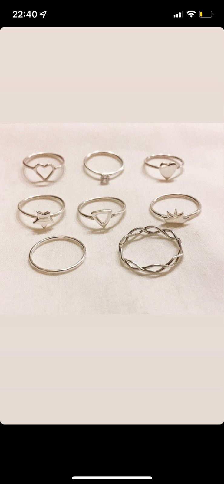 Set de 8 Anillos