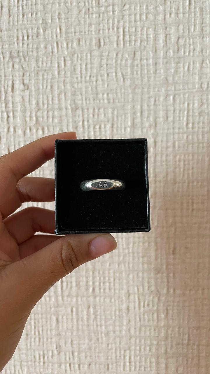 Anillo Sello con Iniciales