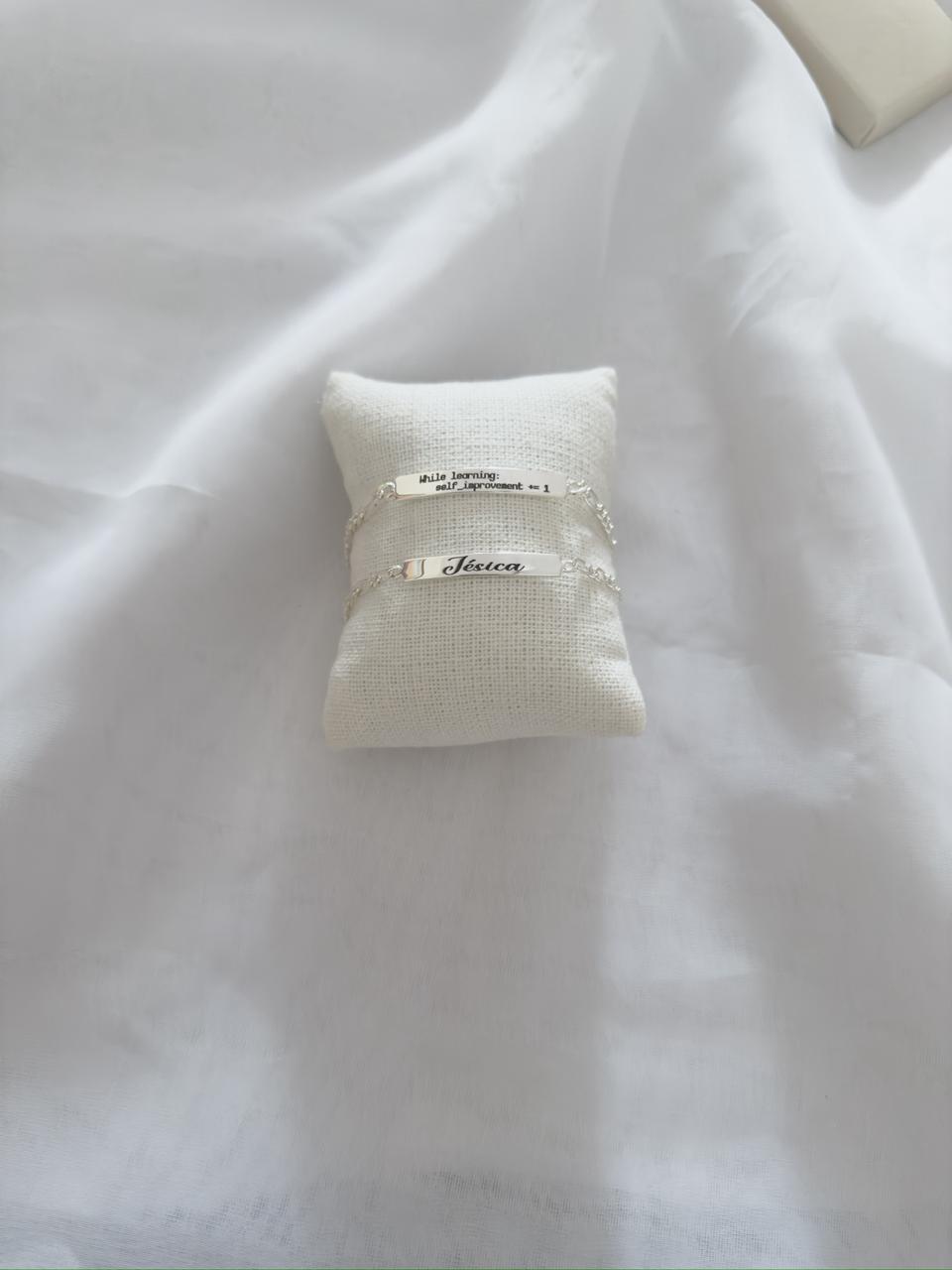 Pulsera con Texto a Elección