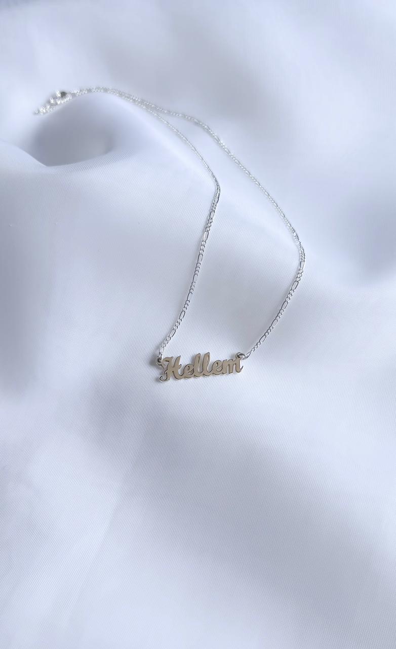 Collar Nombre Cadena Fígaro