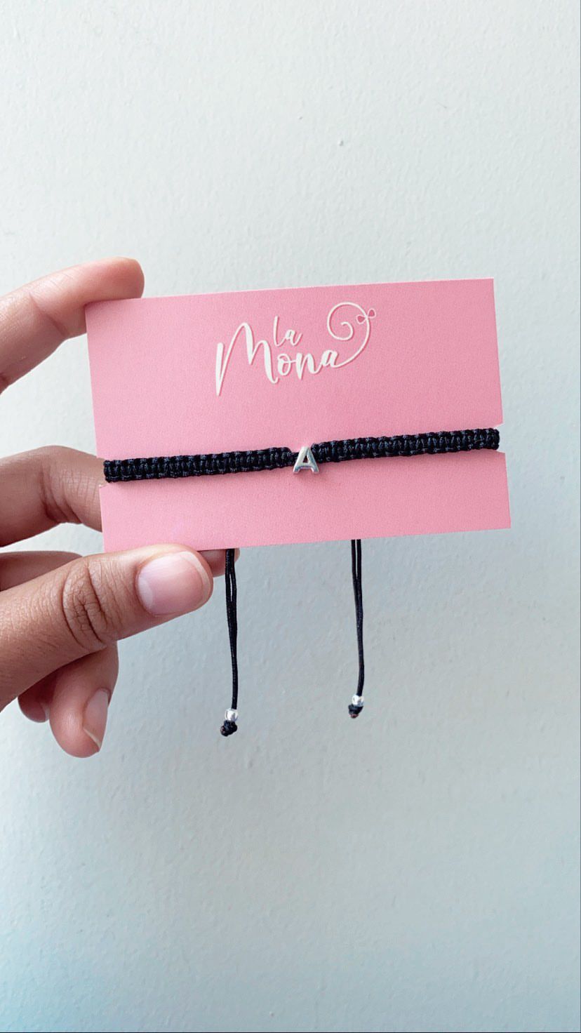 Pulsera Macramé con tu Inicial